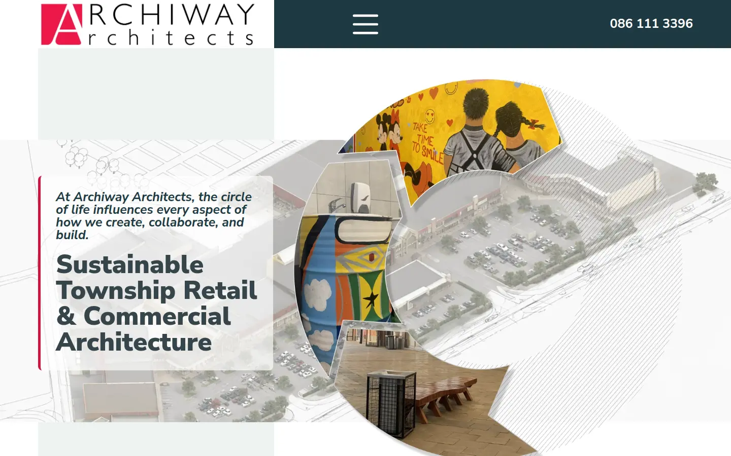 Archiway Architects home page, archiway.co.za