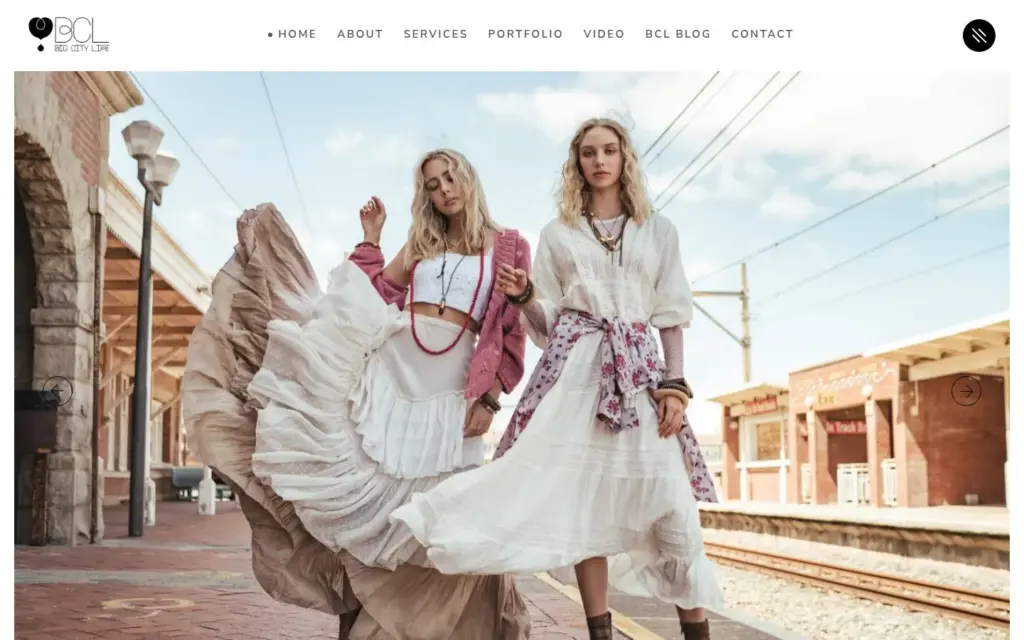 Big City Life home page, now on Fyre hosting